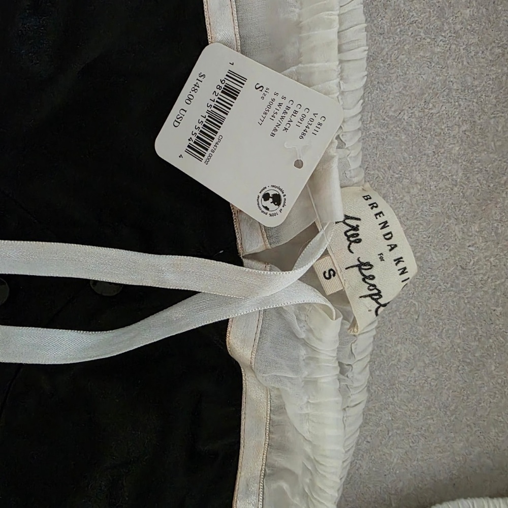 Limited Edition Free People Black and White Tank Top - Picture 8 of 11